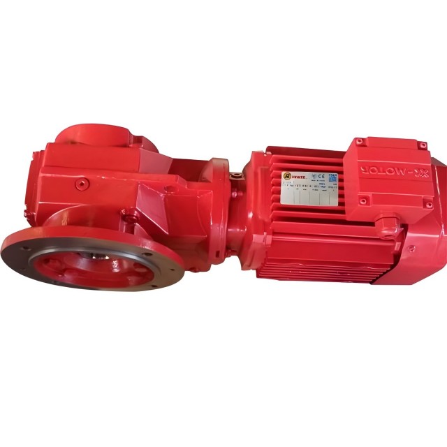 KAF series gear reducer KAF37-KAF157 Vertical horizontal flange output hard gear surface reducer motor