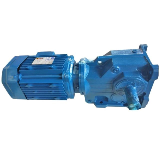 K series gear reduction K37-K187 four series horizontal hard tooth surface right Angle shaft reduction motor